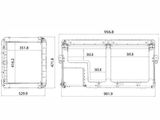 Kompresorový chladiaci box Dometic CoolFreeze CFX 95DZW