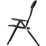 Kempingová stolička Aravel 3D-čierna M