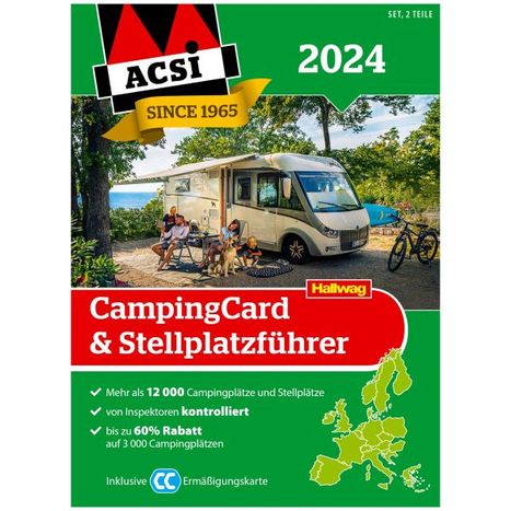 ACSI Camping Card and Stellplatzfuhrer 2024