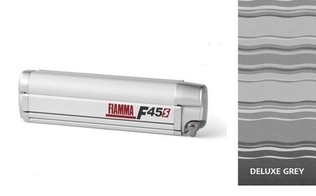 Fiamma F45 S - Titanium, plátno Deluxe grey