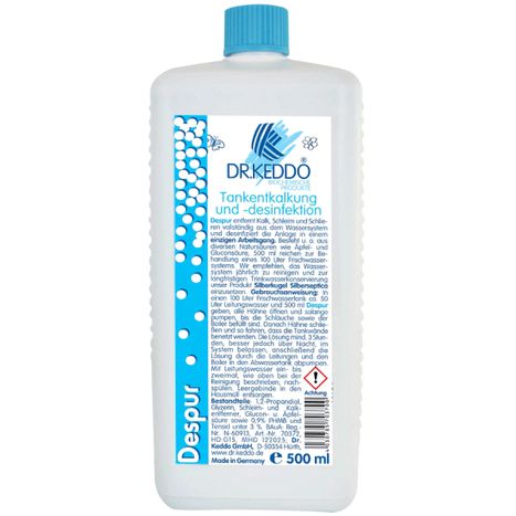 Odstraňovač vodného kameňa a dezinfekcia - Despur 500ml