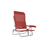 Plážová stolička Crespo červená 221
