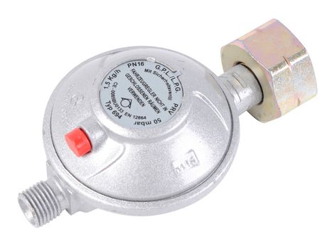 Regulátor tlaku plynu s poistným ventilom 50 mbar