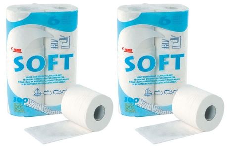 Rýchlorozpustný toaletný papier- Fiamma Soft set 2x