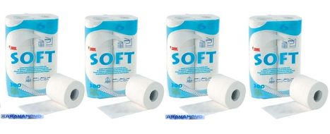 Rýchlorozpustný toaletný papier- Fiamma Soft set 4x