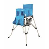Skladacia cestovná stolička pre deti - modrá