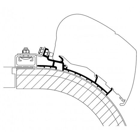 Strešný adaptér Rapido Distinction, dĺžka 4,5 m